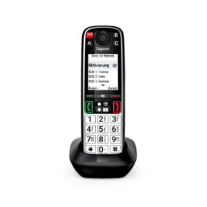 Gigaset EASY 500HX Analoginio ryšio / DECT telefonas Skambintojo ID Juoda, Sidabras - Image 2