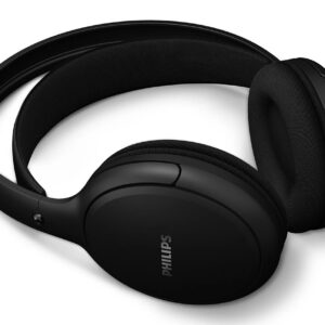 Philips SHC5200M2/12 Ausinės be mikrofono ir ausinės su mikrofonu Laisvų rankų įranga Bevielis Su lankeliu TV C tipo USB Juoda - Image 3