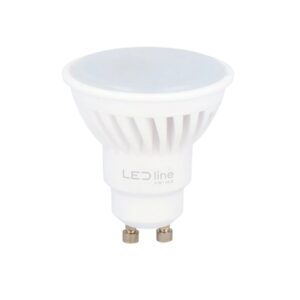 Lemputė LED GU10 230V 5W 700lm, 142lm/W, 120° šiltai balta 2700K, keramikinė