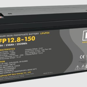 Akumuliatorius LiFePO4 12.8V 150Ah su T16 (M8) kontaktais NPP - Image 1