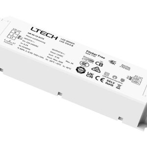 36W LED maitinimo šaltinis 12V, 3A, TRIAC, ELV, PUSH-DIM, PWM tipo išėjimas, LTECH
