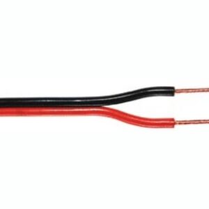 Laidas kolonėlėms 2x0.2mm² juodas/raudonas (varinis) - Image 1