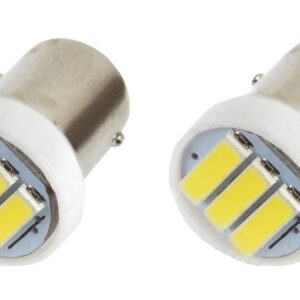 LED lemputės BA9S, 12V, 3xLED 7020, 2vnt., AMIO