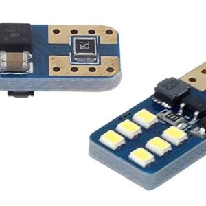 LED lemputės CANBUS, 12xSMD, UltraBright 2016, T10e W5W, 12V/24V, 2vnt, AMIO
