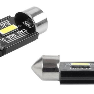 LED lemputės CANBUS 1xSMD UltraBright 1860, Festoon 31mm, 12V/24V, 2vnt, AMIO