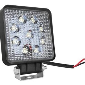 27W LED žibintas automobiliams 9LED x3W, su lęšiais, 9-60Vdc