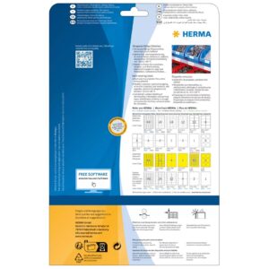 HERMA 4698 etiketė spausdinimui Balta Lipni spausdintuvo etiketė - Image 2