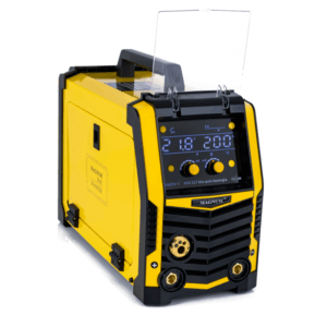 PUSIAU AUTOMATINIS INVERTINIS SUVIRINIMO APARATAS MIG-217 ALU-PULS SYNERGIA MMA 230V, 200A/60%, GP50, MB15/3, D100/D200