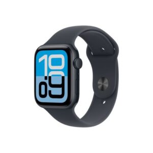 Apple Watch SE 3 (2025) GPS 44mm Midnight aliuminio korpusas, Midnight sportinė apyrankė M/L EU MEHQ4
