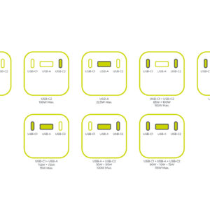 Mobile Origin 30000 mAh išorinė baterija su TFT ekranu ir žibintuvėliu PB17 - 2x USB-C + USB-A - Image 11