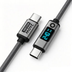 Mobile Origin 240W 80Gbps, 8K/60Hz LED Display USB-C Cable 1.5m CB18 - Image 2
