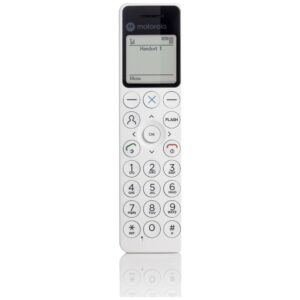 Belaidis fiksuoto ryšio telefonas Motorola DOT411 baltas - Image 6