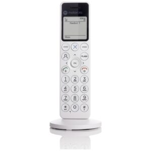 Belaidis fiksuoto ryšio telefonas Motorola DOT411 baltas - Image 2