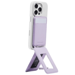 Magnetyczny portfel i stojak na telefon Moft Movas Tripod MagSafe fioletowy - Image 2