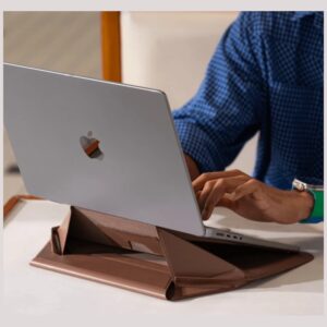 Torba na laptopa podstawka Moft sleeve 13" ciemny brąz - Image 5
