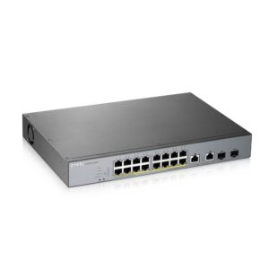Zyxel GS1350-18HP-EU0101F tinklo komutatorius Valdomas L2 Gigabit Ethernet (10/100/1000) Maitinimas per Eternetą (PoE) Pilka - Image 3