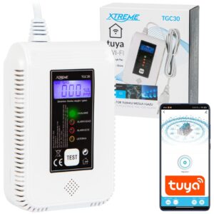 TGC30 WiFi Tuya anglies monoksido ir dujų detektorius - Image 1