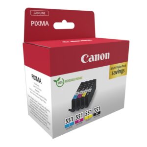 Canon 6509B015 rašalo kasetė 1 vnt Originalus Juoda, Žydras, Rausvai raudona, Geltona - Image 2