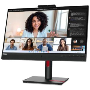 Lenovo ThinkVision T24mv-30 kompiuterio monitorius 60,5 cm (23.8") 1920 x 1080 pikseliai „Full HD“ LED Juoda - Image 3