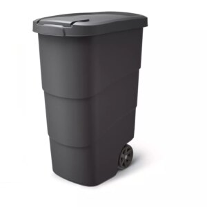 KEDEN ŠIUKŠLIADĖŽĖ WHEELER 90 L – JUODA PERDIRBIMUI*