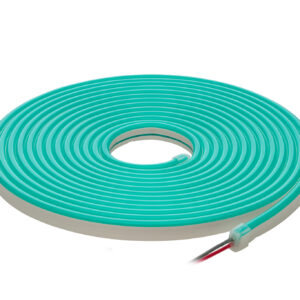 LED juosta NEON FLEX 12Vdc, 7.2W/m, karpoma 1cm, Žalia, 6x12mm, 5m ritė, IP67