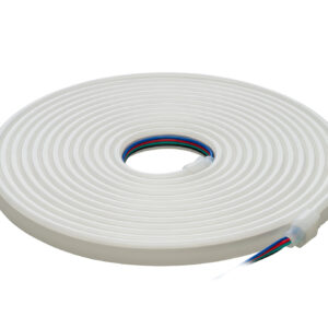 LED juosta NEON FLEX 12Vdc, 9.6W/m, RGB, 6x12mm, 5m ritė, IP67