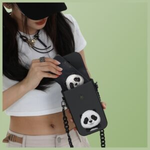 Nimmy phone bag black Big Eyed Pet 2.0 Panda - Image 7