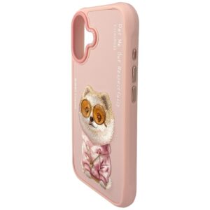Case Nimmy Glasses Cool Dog for iPhone 17 pink - Image 5