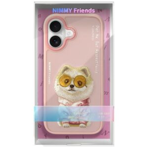 Case Nimmy Glasses Cool Dog for iPhone 17 pink - Image 7