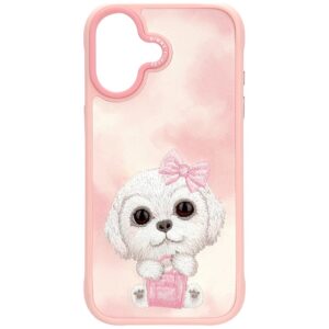 Case Nimmy Big Eyed Pet 2.0 Dog for iPhone 17 pink