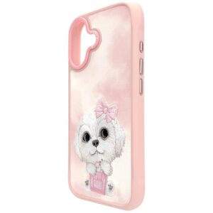 Case Nimmy Big Eyed Pet 2.0 Dog for iPhone 17 pink - Image 4