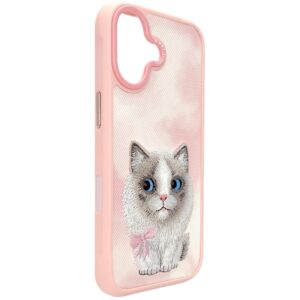 Case Nimmy Big Eyed Pet 2.0 Cat for iPhone 17 pink - Image 3
