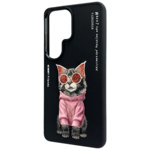 Etui Nimmy Glasses Cool Cat for Samsung Galaxy S26 Ultra black - Image 2