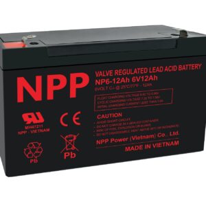 Akumuliatorius 6V 12Ah T2(F2) Pb AGM NPP