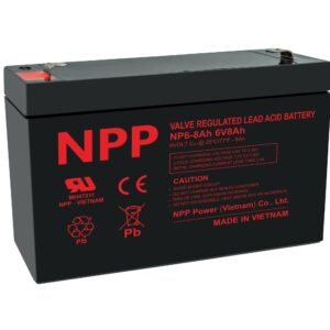 Akumuliatorius 6V 8Ah T2(F2) Pb AGM NPP