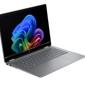 HP OmniBook X Flip Next Gen AI 14-fk0020nw Copilot+ PC 2 viename 14", AMD Ryzen AI 5 340, 2K jutiklinis ekranas, 16 GB LPDDR5x-SDRAM, 512 GB SSD, Wi-Fi 7 (802.11be), Windows 11 Home, sidabrinis - Image 2