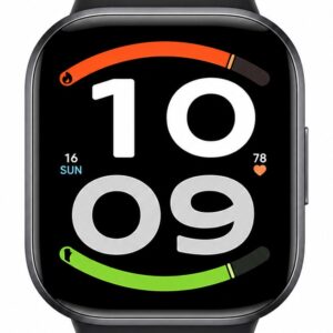 Xiaomi Redmi Watch 6 Active 4,7 cm (1.85") AMOLED 46 mm Skaitmeninis 390 x 450 pikseliai Lietimui jautrus ekranas Juoda GPS (palydovinis)