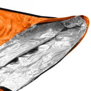 ORTOVOX Bivy Ultralight Suaugusiems Stačiakampis miegmaišis Poliuretanas, Sidabras Mėlyna, Oranžinė - Image 3