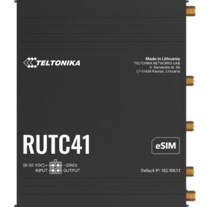 Teltonika RUTC41 belaidis maršrutizatorius Gigabitinis eternetas Dviguba juosta (2,4 GHz / 5 GHz) 5G Juoda - Image 3