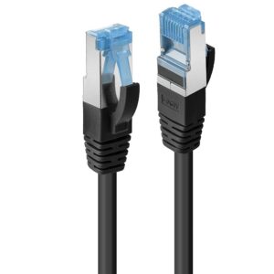 Lindy 47421 tinklo kabelis Juoda 30 m Cat6a S/FTP (S-STP) - Image 1