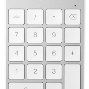 Satechi ALUMINUM RECHARGEABLE BT KEYPAD SILV. GR Skaitinis „Bluetooth“ Sidabras - Image 1