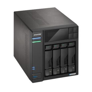 Asustor LOCKERSTOR 4 Gen2+ NAS Desktopas „Intel® Celeron®“ N5105 4 GB DDR4 ADM Juoda - Image 3