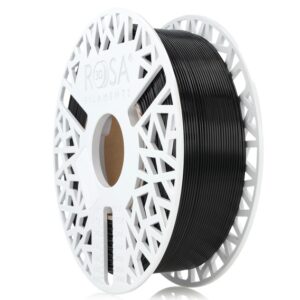 3D plastikas PET-G juodas 1.75mm 1kg Rosa3D
