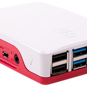 Korpusas Raspberry Pi 4B, baltas/raudonas (Raspberry oficialus)