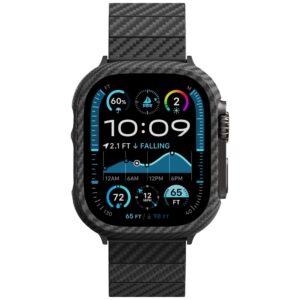 Case PITAKA Air Case for Apple Watch Ultra 1/2/3 (49 mm) black and grey - Image 4
