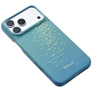 Case PITAKA Edge MagSafe case for iPhone 18 Pro Max /17 Pro Max lucid blue - Image 3