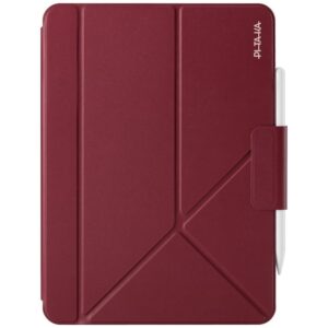 Case PITAKA MagEZ Folio 3 for iPad Air 13" M2/M3/M4 Harvard Crimson