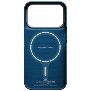 Dėklas PITAKA Edge Argyle MagSafe dėklas, skirtas iPhone 18 Pro / 17 Pro, vidurnakčio mėlyna - Image 4