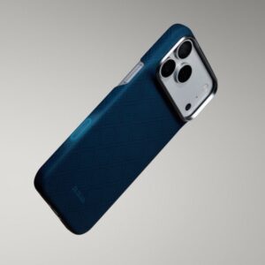 Dėklas PITAKA Edge Argyle MagSafe dėklas, skirtas iPhone 18 Pro / 17 Pro, vidurnakčio mėlyna - Image 7