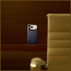 Case PITAKA Edge PTK Weaving-Sapphire MagSafe for iPhone 18 Pro / 17 Pro blue - Image 9